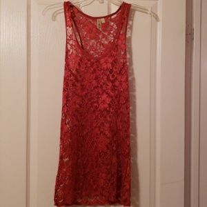 Buckle Lace Tank Top